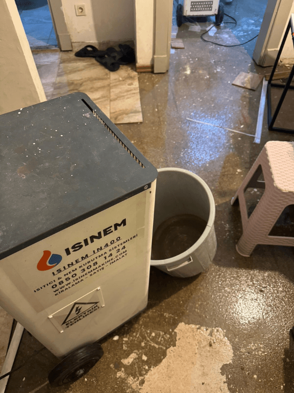 Su Baskını Sonrası Kurutma